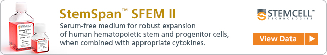 View Data: StemSpan™ SFEM II Serum-Free Medium